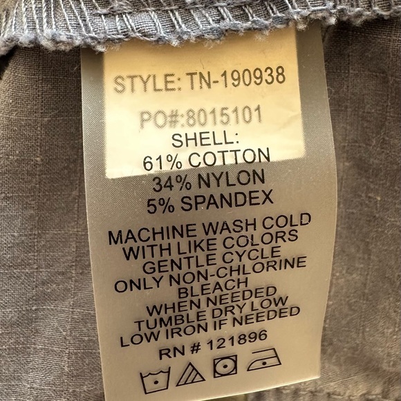 Title Nine Womens Sz 6 Blue Outdoor Hiking Shorts Lightweight Utility Activewear - Picture 7 of 10